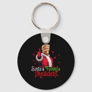 Porte-clés Le président préféré du Père Noël Drôle de Père No