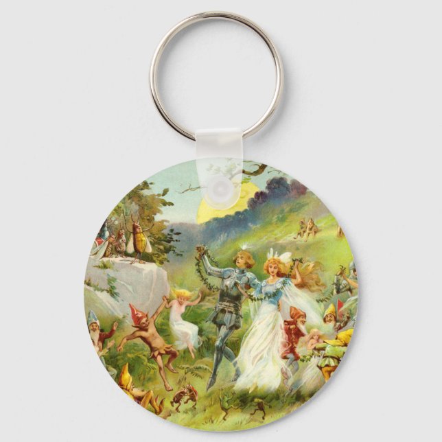Porte-clés Le Prince Fairy et Thumbelina (Recto)