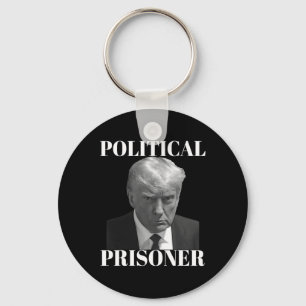 Porte-clés Le prisonnier Donald J. Trump Black & White Mu