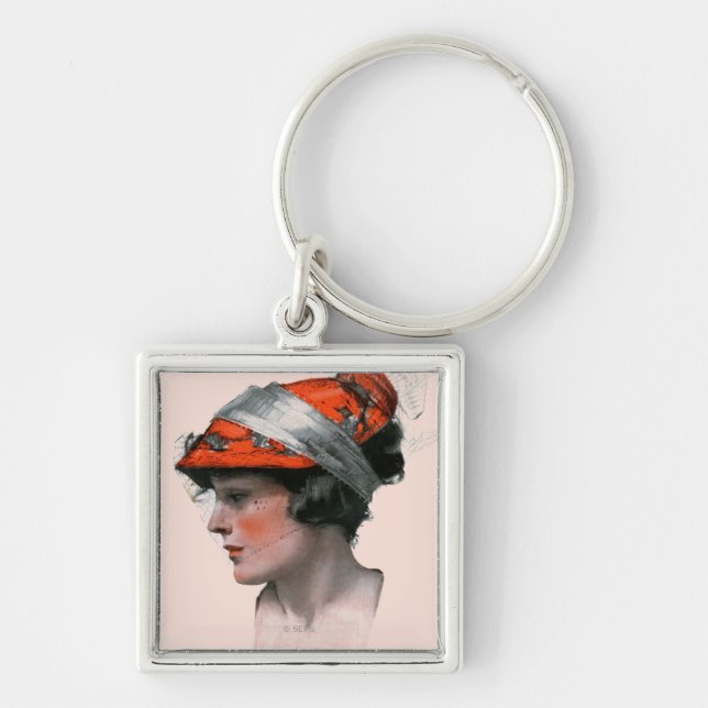 Porte-clés Le profil de la femme (Devant)