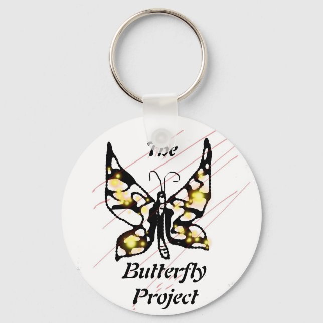 Porte-clés Le projet papillon (Recto)