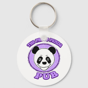 Porte-clés Le Pub du panda fier