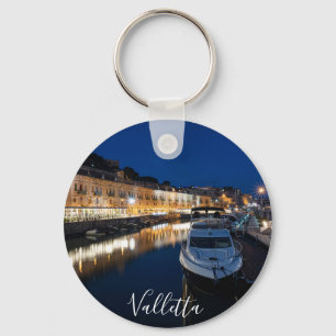 Porte-clés Le quartier de La Valette au bord de l'eau avec pe