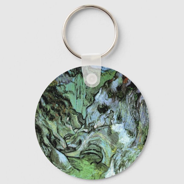 Porte-clés Le ravin des Peiroulets par Vincent van Gogh (Recto)