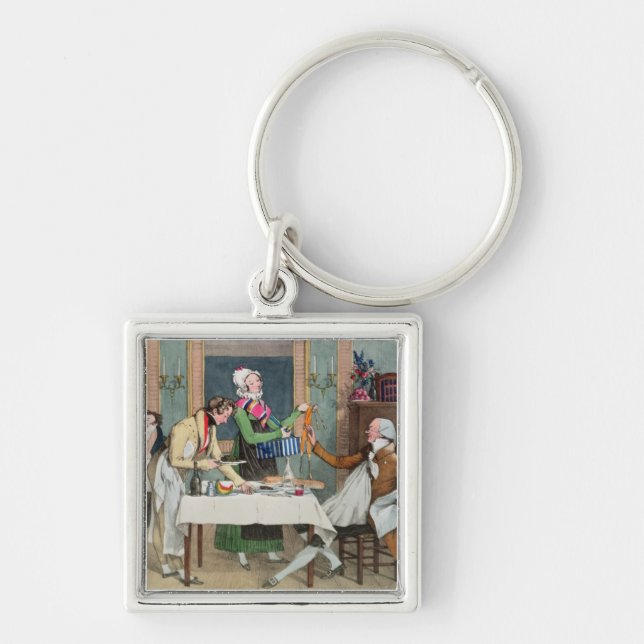 Porte-clés Le Restaurant, pub. par Rodwell et Martin, 1820 (c (Devant)