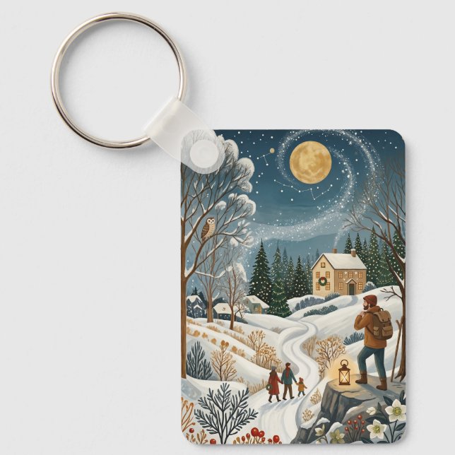 Porte-clés Le Retour du Voyageur au Solstice (Recto)