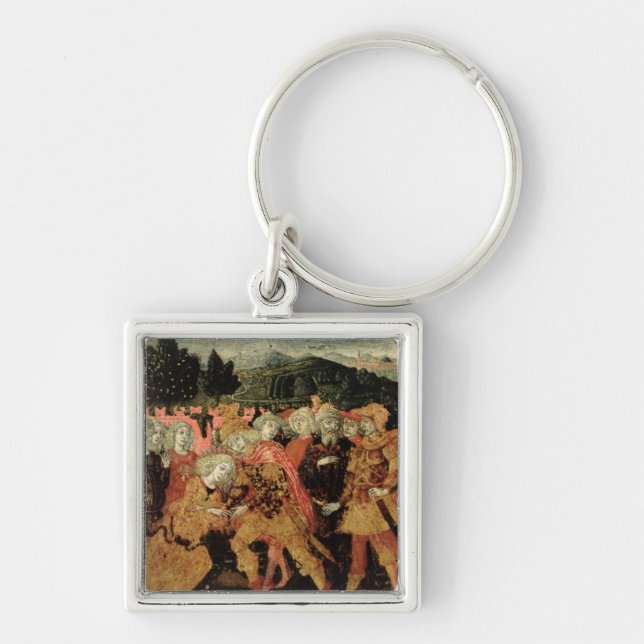 Porte-clés Le retour d'Ulysse, panneau de cassone, Sienese (Devant)