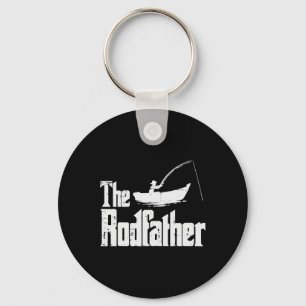 Porte-clés Le Rodfather Fun Fishing Fête des Pères Film Pun P