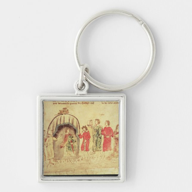 Porte-clés Le Roi Arthur et sa cour, du romain (Devant)