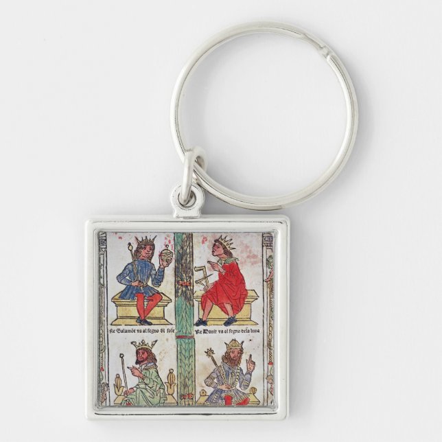 Porte-clés Le Roi David, Solomon, Luba et Turnis (Devant)