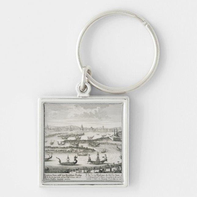 Porte-clés Le roi de la résidence du Siam, du 'einer (Devant)