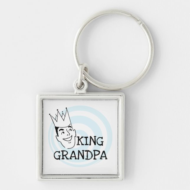 Porte-clés Le Roi Grandpa T-shirts et cadeaux (Devant)