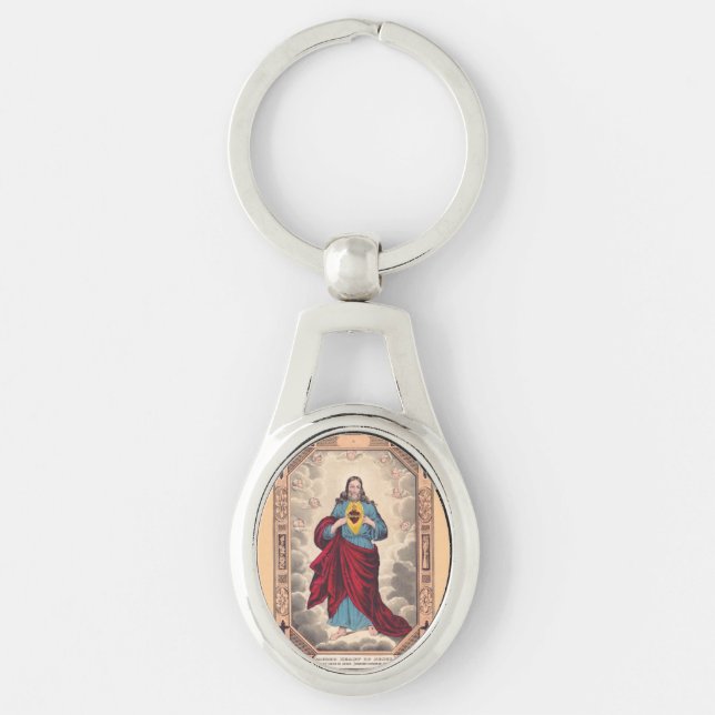 Porte-clés Le Sacré-Cœur de Jésus (Devant)