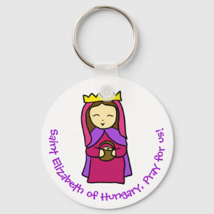 Porte-clés Le saint Elizabeth de la Hongrie badine le porte -