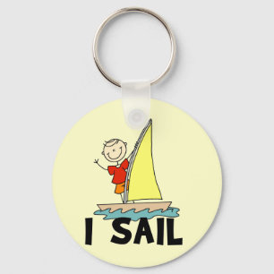 Porte-clés Le schéma T-shirts et cadeaux de bâton de voile d'
