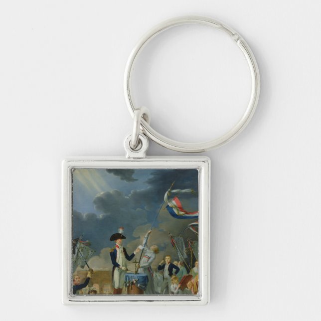 Porte-clés Le serment de Lafayette (Devant)