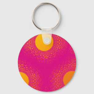 Porte-clés Le soleil rayonne les lumières violettes
