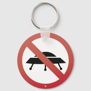 Porte-clés Le stationnement interdit de l'UFO ! Humour