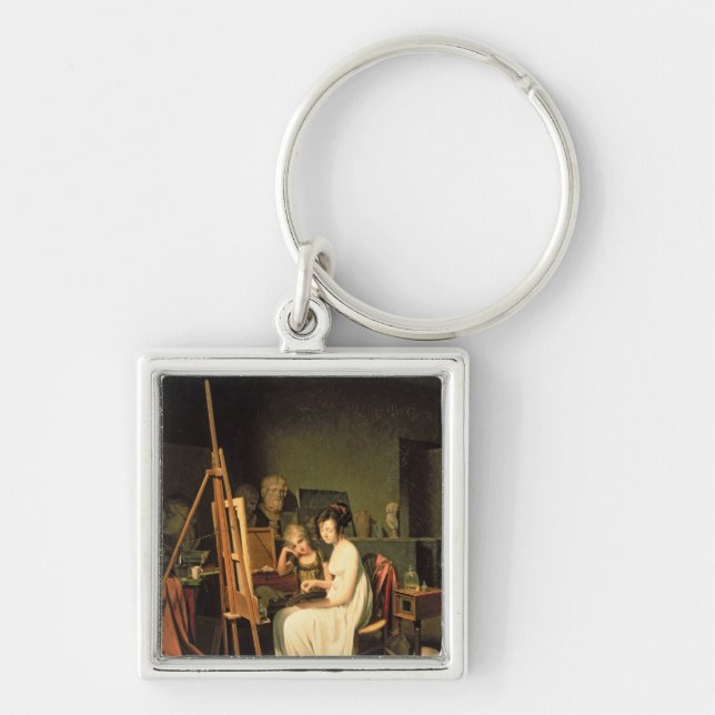 Porte-clés Le studio de l'artiste (Devant)