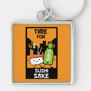 Porte-clés Le Sushi Et Le Sake
