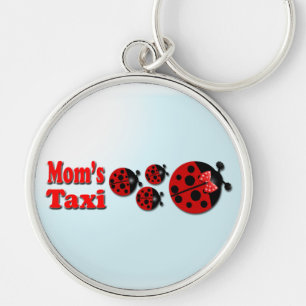 Porte-clés Le taxi de la maman