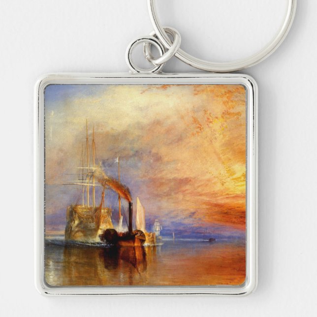Porte-clés Le Temeraire de combat, J.M.W. Turner (Devant)
