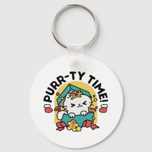 Porte-clés Le temps de la pub ! - Conception de Noël Festive