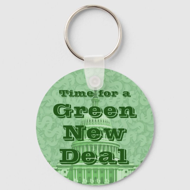 Porte-clés Le temps d'un New Deal vert (Recto)