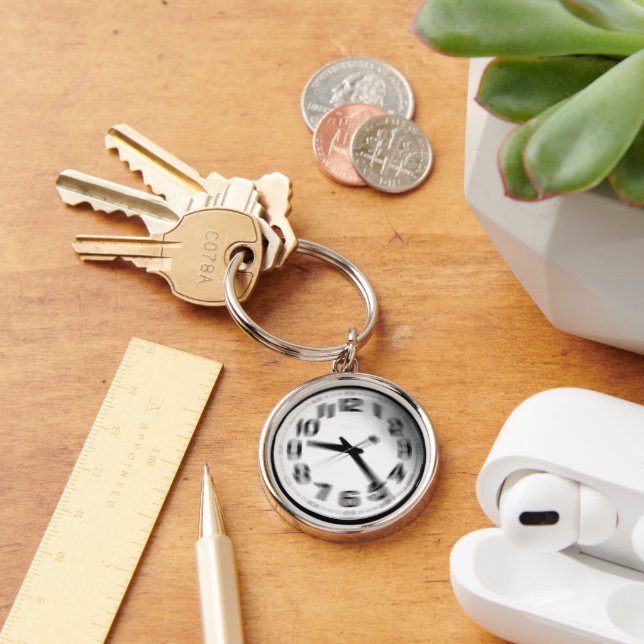 Porte-clés Le temps vole. (Bureau)