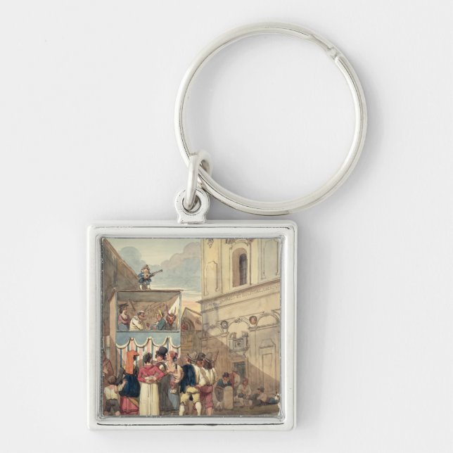 Porte-clés Le théâtre de marionnette (Devant)