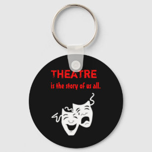 Porte-clés Le théâtre est l'histoire de nous toute