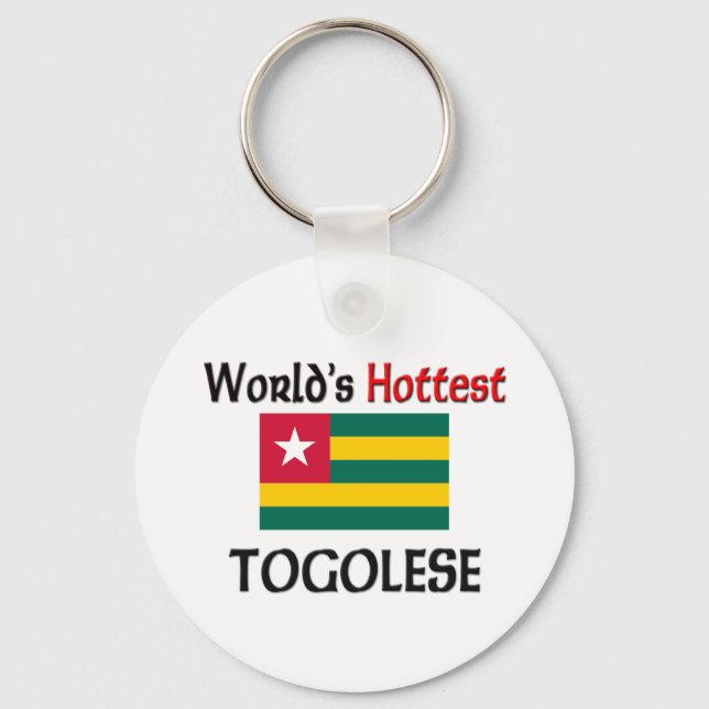 Porte-clés Le togolais le plus chaud au monde (Recto)