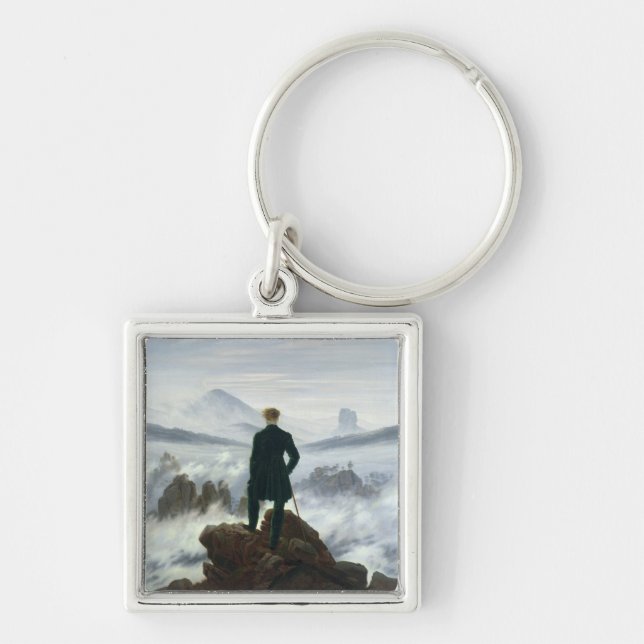 Porte-clés Le vagabond au-dessus de la mer du brouillard, (Devant)