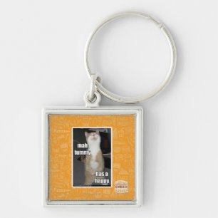 Porte-clés Le ventre d'heure-milliampère a un heureux