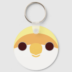Porte-clés Le visage d'un lovebird créamino à visage pêche