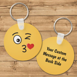 Porte-clés Le visage Jetant un baiser