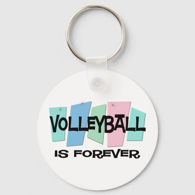 Porte-clés Le Volley-ball Est Une Éternité (Recto)