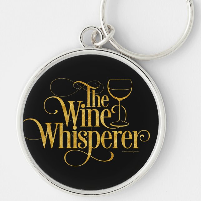 Porte-clés Le Whisperer du vin (Devant)