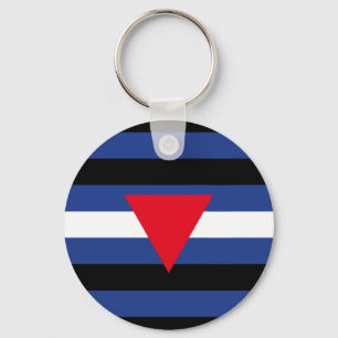 Porte-clés Leather Queer Pride Flag