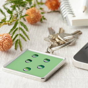 Porte-clés L'eau verte goutte de l'eau