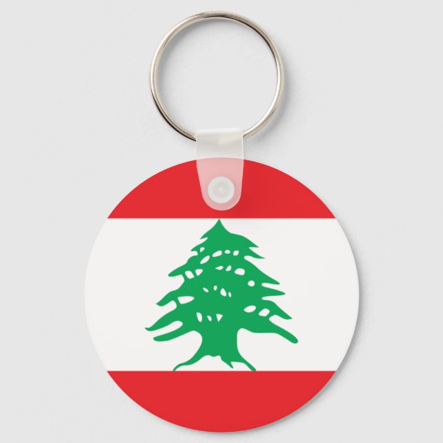Porte-clés Lebanon Flag Keychain (Recto)