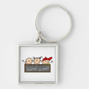 Porte-clés L'école est Cool