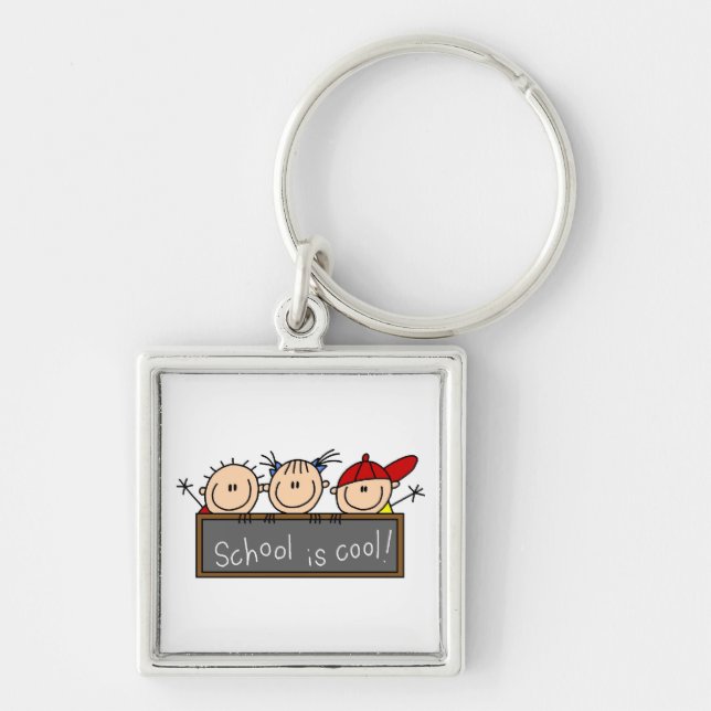 Porte-clés L'école est Cool (Devant)