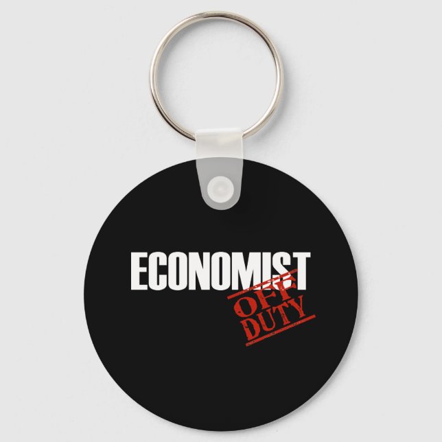 PORTE-CLÉS L'ÉCONOMISTE SOMBRE (Recto)