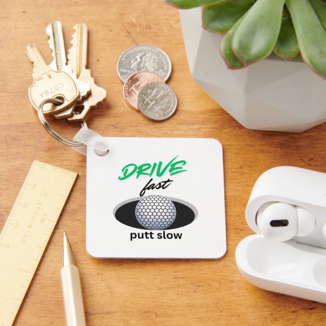 Porte-clés Lecteur rapide, putt lent (Bureau)