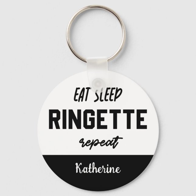 Porte-clés Lecteur Ringette Répéter la sonnette de veille per (Recto)