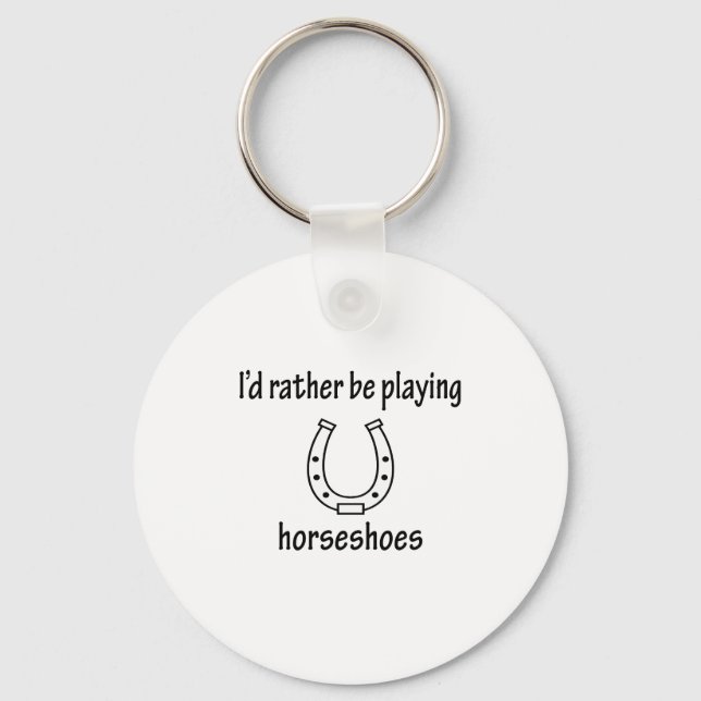 Porte-clés Lecture de fer à cheval (Recto)