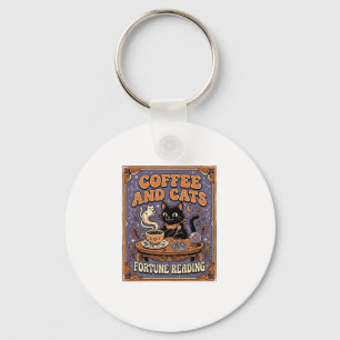 Porte-clés Lecture de la fortune du café et des chats Chats F