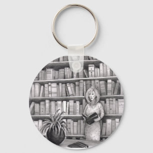 Porte-clés Lecture de livre