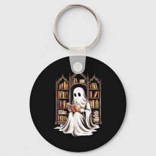 Porte-clés Lecture Ghost Bibliothèque Éffrayante Funny Hallow